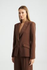 Mind Matter Naama Blazer - Brown - Image 3